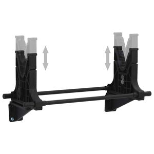 vidaXL Поставка за стрелба 40x17,5x19 см, пластмаса