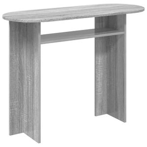 vidaXL Конзолна маса Сива сонома 100 x 39,5 x 75 см