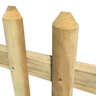 vidaXL Решетъчна ограда, импрегнирано борово дърво, 170x80 см, 5/7 см