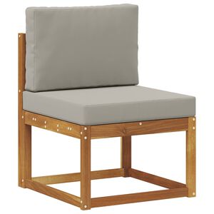 vidaXL Среден диван за открито Солидно акациево дърво