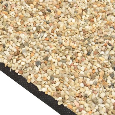 vidaXL Каменна облицовка, естествен пясък, 500x100 см