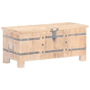 vidaXL Ракла, 90x40x40 см, акациево дърво масив