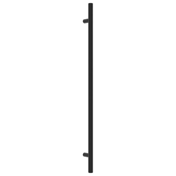 vidaXL Дръжки за шкафове, 20 бр, черни, 320 мм, неръждаема стомана