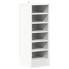 vidaXL Шкафове за обувки 31,5 x 35 x 90 см Бяло 6 отделения