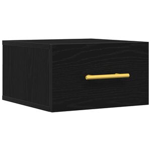 vidaXL Нощен шкаф 35 x 35 x 20 см Инженерна дървесина Черния дъб