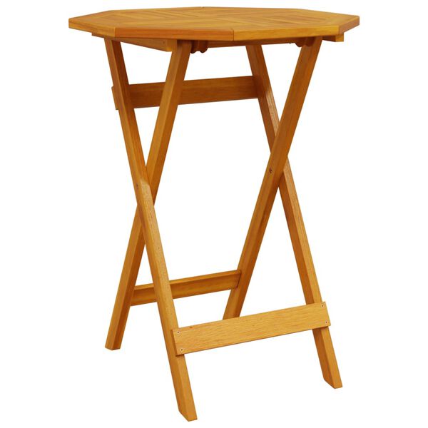 vidaXL Сгъваем бистро комплект от 3 части, акация масив