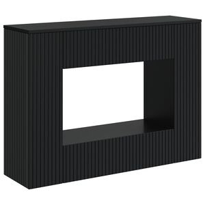 vidaXL Конзолна маса Черен 101 x 29 x 74 см Инженерен дървен материал