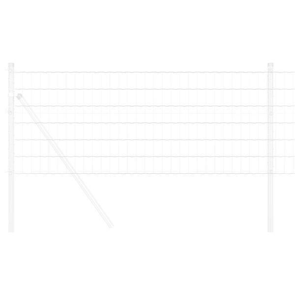 vidaXL Европейска ограда Сребрист 0.4 x 25 м Горещо поцинкована желязо