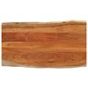 vidaXL Плот за маса, 100x60x2,5 см, правоъгълен, акация масив, жив ръб