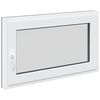 vidaXL Прозорец за мазе RISOR 100 x 70 cm PVC и стъкло Антрацит