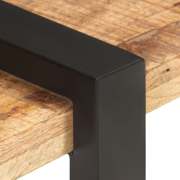 vidaXL ТВ шкаф, 160x40x40 см, грубо мангово дърво масив