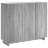 vidaXL Бюфет Сив Сонома 85.5 x 31 x 75 см Инженерна дървесина