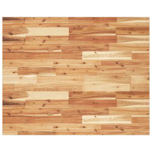 vidaXL Плот за маса, правоъгълен, 100x80x2 см, акация масив