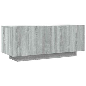 vidaXL ТB шкаф, сив сонома, 100x35x40 см, инженерно дърво