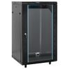 vidaXL 18U Сървърен шкаф с въртящи се крака 19" IP20 60x60x100 см