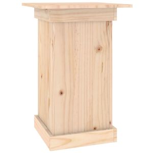 vidaXL Поставка за цветя, 40x40x60 см, бор масив