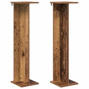 vidaXL Стойка за растения 2 pcs Старо дърво 25 x 25,5 x 100,5 см
