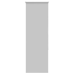 vidaXL Ролкова щора Blackout Светло сиво 40x130 cm Ширина на плата