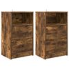 vidaXL Нощни маси 2 pcs Димян дъб 40 x 30 x 467 см Инженерно дърво