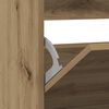 vidaXL Шкаф за обувки Димян дъб 80 x 21 x 87,5 cm Инженерно дърво
