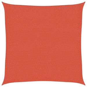 vidaXL Платно-сенник, 160 г/м&sup2;, квадратно, теракота, 2,5x2,5 м, HDPE