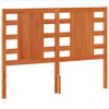 vidaXL Горна табла за легло, восъчнокафява, 135 см, масивно дърво бор