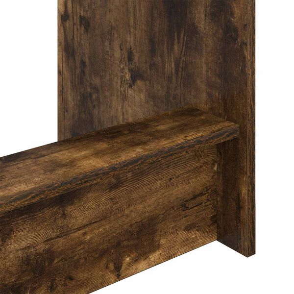 vidaXL Легло с бюро Димян дъб 100 x 45 x 75 cm Инженерно дърво