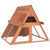 vidaXL Клетка за зайци, 152x127x109,5 см, чам масив