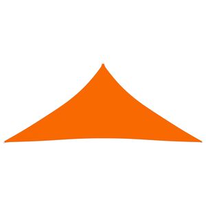 vidaXL Платно-сенник, Оксфорд плат, триъгълно, 3,6x3,6x3,6 м, оранжево