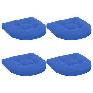 vidaXL Кушони за сядане, 4 броя 4 бр. 100% полиестер Кралско синьо