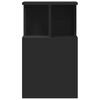 vidaXL Странична маса, черна, 35x35x60 см, инженерно дърво