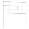 vidaXL Метална резервна табла за легло, бяла, 80 см