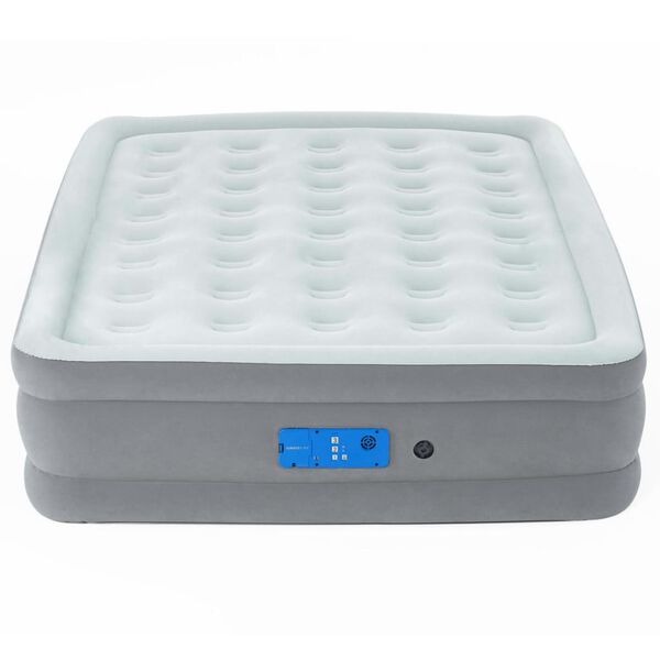 Bestway Надуваемо легло AlwayzAire, 2-местно, 203x152x61 см, сиво