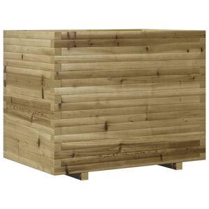 vidaXL Градинска кашпа 90x60x72,5 см импрегниран бор