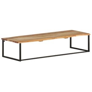 vidaXL Закачалка с "живи" ръбове, 100x35x22 см, акациево дърво масив