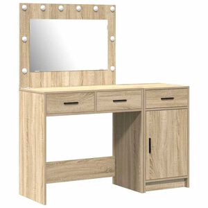 vidaXL Тоалетка 2 бр. Кафяво 40 x 41 x 75 см Инженерна дървесина
