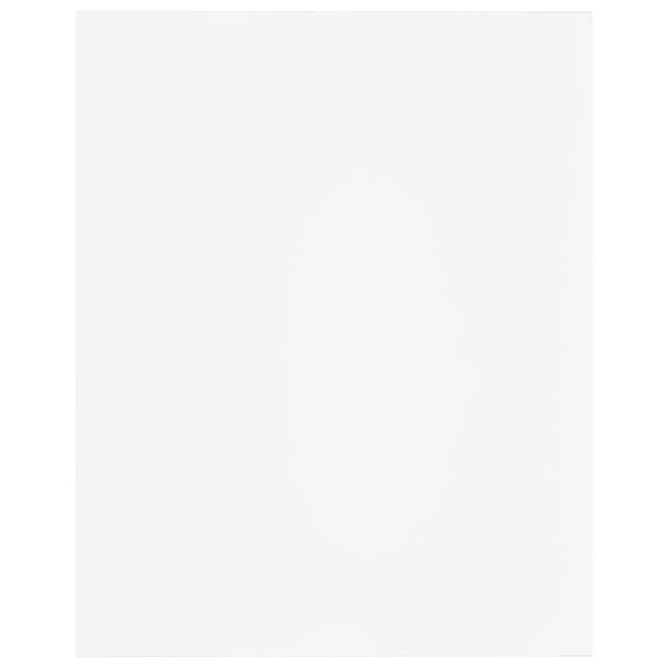 vidaXL Рафтове за етажерка, 8 бр, бели, 40x50x1,5 см, ПДЧ