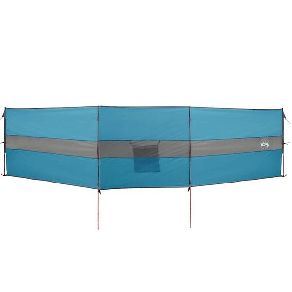 vidaXL Camping Windbreak Blue 490x123 cm Водоустойчив