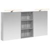 vidaXL Комплект шкафове за баня 3 бр. 140 x 14,5 x 70 см