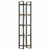 vidaXL Библиотека с 5 рафта, 40x30x180 см, регенерирано дърво масив