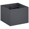 vidaXL Градинска саксия Антрацит 80 x 80 x 60 см