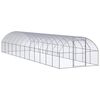 vidaXL Птичарник на открито, 3x12x2 м, поцинкована стомана