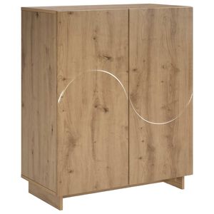 vidaXL Шкаф за обувки 73 x 38 x 87,5 см Инженерна дървесина