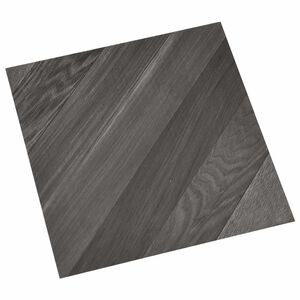 vidaXL Самозалепващи дъски за настилка Сиви ивици 30,5 x 30,5 см
