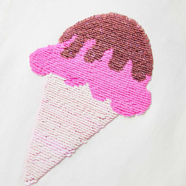 Детска тениска, екрю, 116