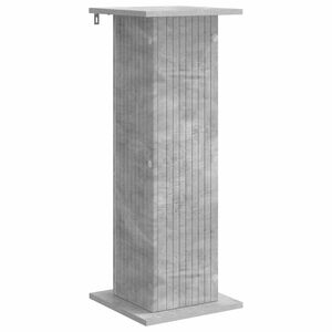 vidaXL Стойка за растения Бетонно сиво 30,5 x 30 x 80,5 см