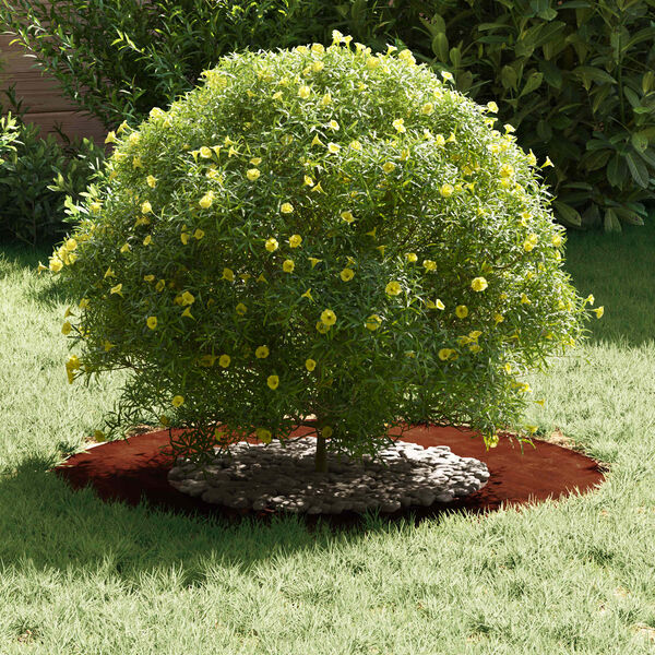 vidaXL подходяща за плоски дървени халки Кафяво &Oslash;40 / 70 см