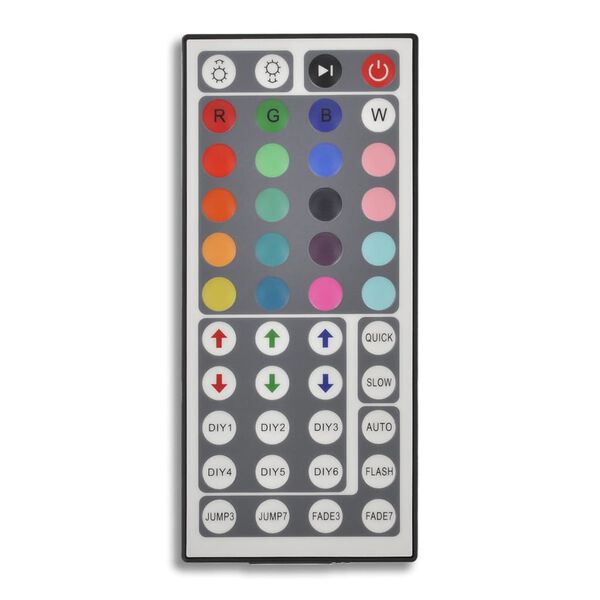 Комплект LED светлини, с включени дистанционно, адаптер и др.