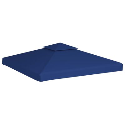 vidaXL Покривало за шатра, резервно, тъмно синьо, 310 гр/м², 3х3 м