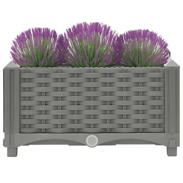 vidaXL Повдигнато легло, 40x40x23 см, полипропилен